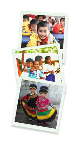 Asian children at school - Pack for a purpose
